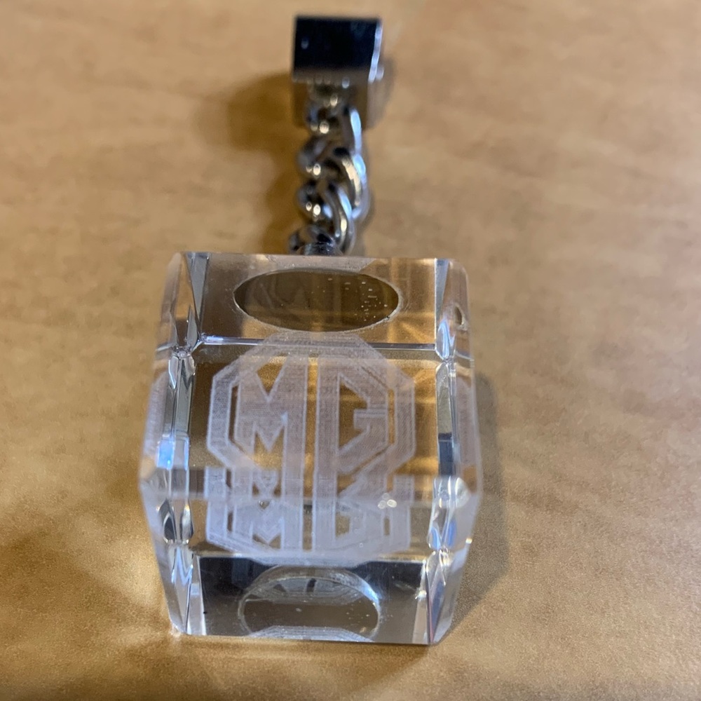 MG Auto Crystal Key Chain Fob